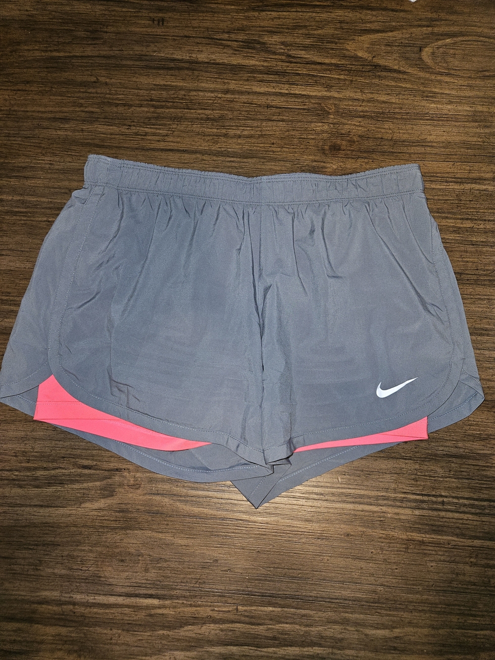 Nike Women’s Gray Athletic Shorts with Pink Liner